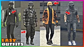 Top 4 Easy To Make Male Tryhard Outfits Using Clothing Glitches #20 (GTA Online)