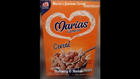 Maria's Gamesa Cereal Unboxing and Review 🥣 📦