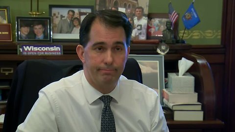 Gov. Scott Walker speaks publicly for the first time since the election