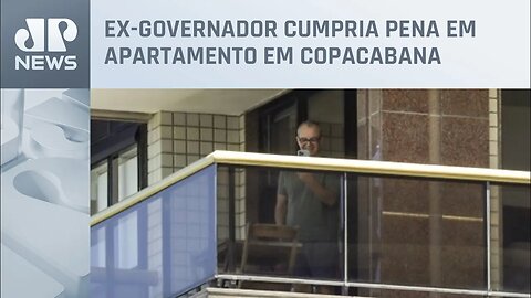 Ex-governador Sérgio Cabral visita neto recém-nascido