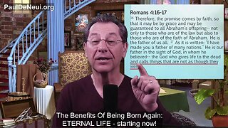 22.04.28 - The Benefits Of Being Born Again: ETERNAL LIFE - starting now! with #pauldeneui