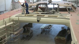 SOUTH AFRICA - Cape Town - Boat building (Video) (7n6)