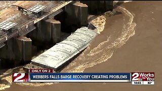 Webbers Falls barge recovery creating problems