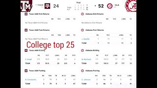 College Football Top 25