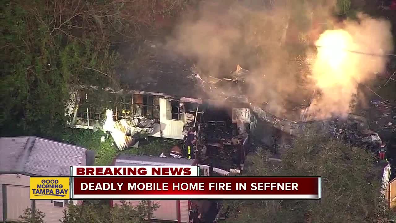 Person killed in mobile home fire in Seffner