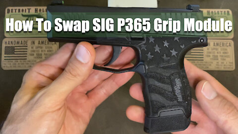 How to Swap a Sig P365 Grip Module