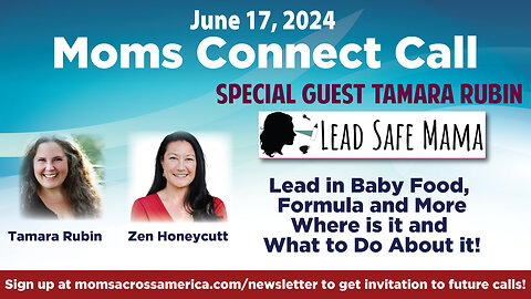 Moms Connect Call with Tamara Rubin - "Lead Safe Mama" - June 17, 2024