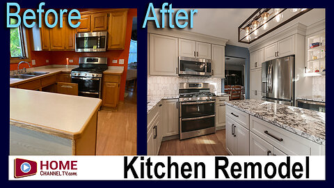 Kitchen Gets Light & Bright Renovation // Before & After Remodeling