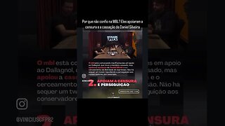 Por que não confio na MBL? Eles apoiaram a censura e a cassação de Daniel Silveira