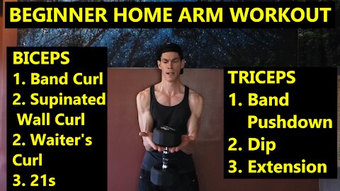 Beginner Home Workout With Minimal Equipment | ARMS | 20 Minute Workout with Full Explanations