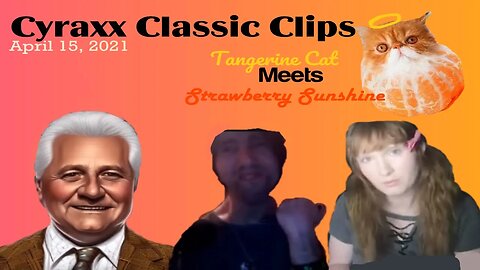 Cyraxx Classic Clips - Tangerine Cat Meets Strawberry Sunshine