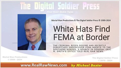 WHITE HATS ARRESTS FEMA GOON TONY ROBINSON