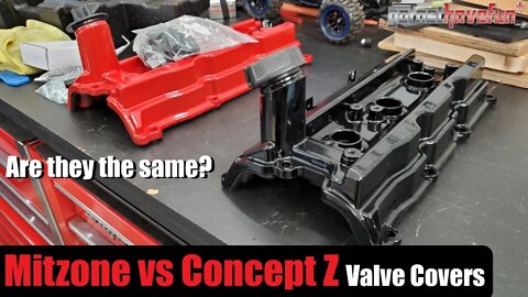 350Z / G35 Mitzone vs Concept Z Valve Covers (Are they the same?) | AnthonyJ350