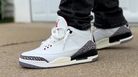 The BEST Air Jordan 3 White Cement Reimagined | On Foot Review