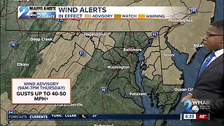 Wind Advisory Tomorrow; Winter Weather Saturday