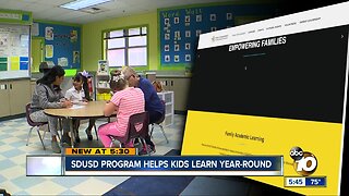 SDUSD program helps kids learn year-round