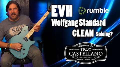 Soloing With Clean Tones with Eddie Van Halen EVH Wolfgang Guitar!