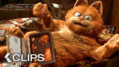 GARFIELD All Clips (2004) / funny cat videos