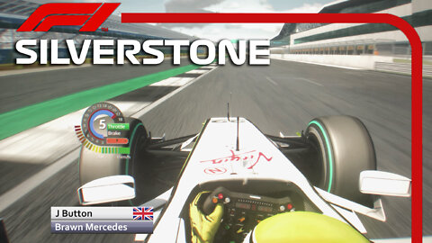 F1 2009 British GP | Jenson Button Onboard Lap - BRAWN GP BGP001 | Assetto Corsa Reshade