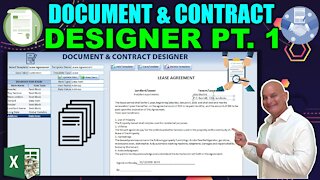 How To Design, Fill & Send Unlimited Documents & Contracts In Excel Without 3rd Party Apps [Part 1]