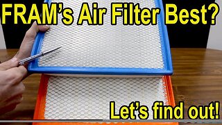 Which Car Air Filter is Best? Let's find out! Fram, K&N, Wix, Purolator, & AC Delco showdown