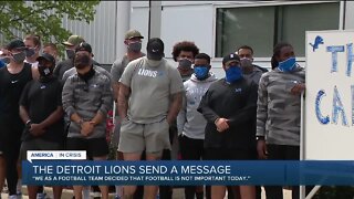 Lions cancel practice to send a message: they want to be a part of the country's change