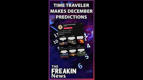 TikTok Time Traveler Eno Alaric Makes Four Major Predictions For December #shorts