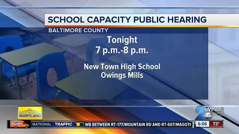 Public meeting on Baltimore County Schools capacity