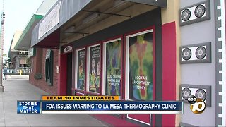 FDA says La Mesa clinic illegally marketed an unapproved breast cancer detection device