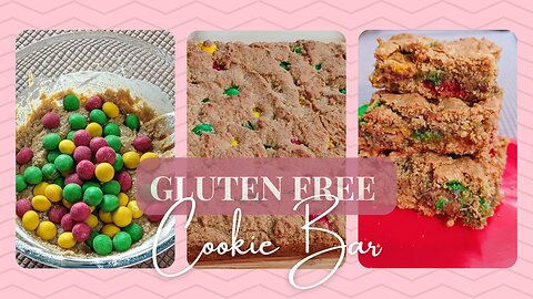 Gluten free Christmas Cookie Bar