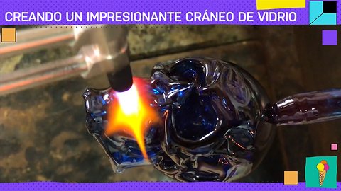 Creando un cráneo de vidrio impresionante