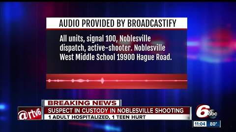 AUDIO: Initial emergency dispatch to active shooter situation at Noblesville middle shcool