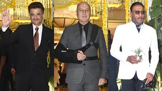 Anil Kapoor, Jackie Shroff & Anupam Kher attend Ira Trivedi & Madhu Mantena Wedding Ceremony 🥰💖📸