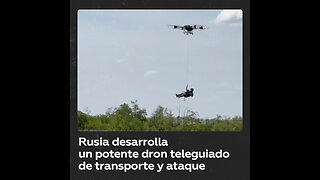 Rusia presenta el dron Perún: transporte, rescate y ataque en un solo vehículo