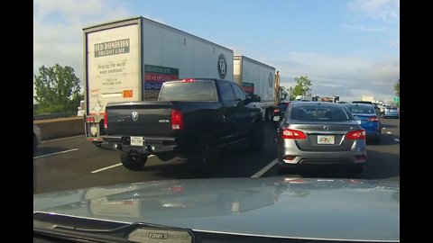 Impatient Florida Driver Makes Unwise Lane Change And HitsTexas Truck