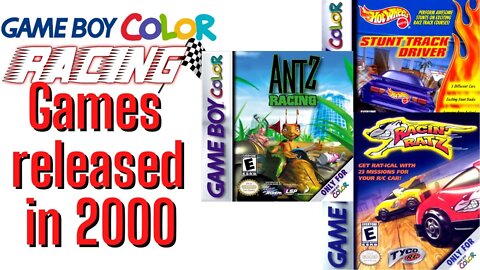 Year 2000 released games Racing GBC
