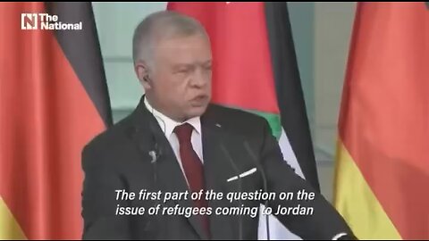 WATCH-King of Jordan, Abdullah II, will not allow refugees into the country