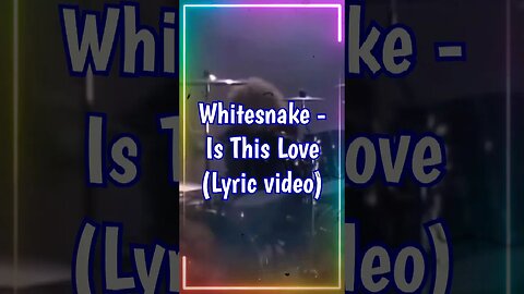 Whitesnake - Is This Love (Lyrics) #shorts