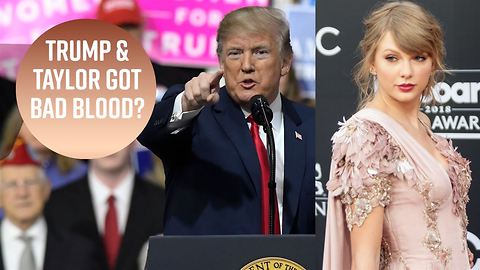 Trump likes Taylor Swift "25% less" after her political post