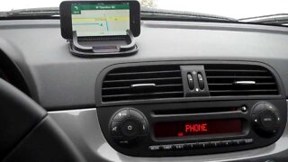 How to get GPS directions to come through your speakers in a Fiat 500