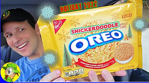 SNICKERDOODLE OREO® COOKIES Review 🍪🎄❄️ Limited Edition! Peep THIS Out! 🕵️‍♂️
