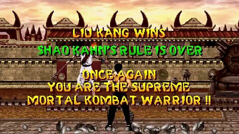 Mortal Kombat II Remix (Mugen) - Liu Kang