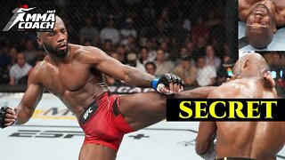 The secret Of Leon Edwards' high kick setup