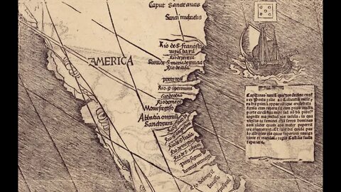 The First Voyage of Amerigo Vespucci and the Naming of America Made by Headliner
