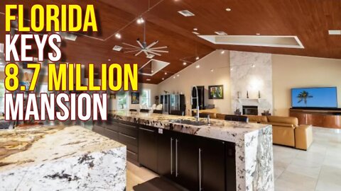 Inside Florida Keys $8.7 Million beach Home!