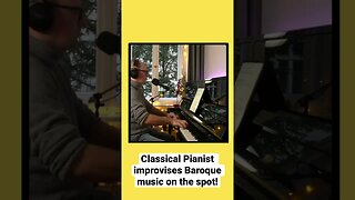 Classical Pianist Szymon Jakubowski improvises Baroque music live on the show!