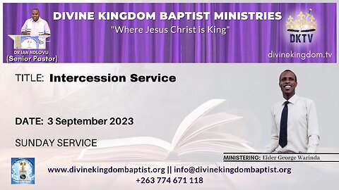 Intercession Service | 3 September 2023