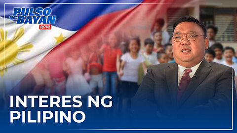 Walang ibang magtataguyod ng interes ng mga Pilipino, kundi tayong mga Pilipino —Atty. Roque