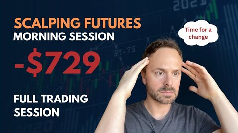 WATCH ME TRADE (Full Session) | -$729 LOSS | DAY TRADING Nasdaq Futures Trading Scalping Day Trading