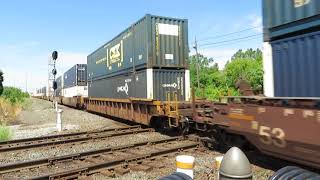 CSX Intermodal Train from Marion, Ohio July 21, 2020